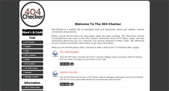 Desktop Screenshot of 404checker.com